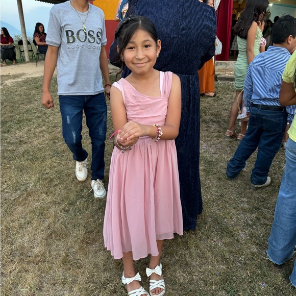 Pink Kids Dress - Picture 2 of 3